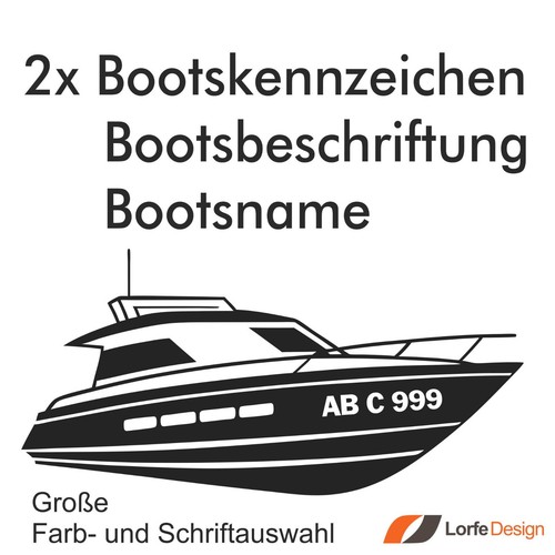 Bootskennzeichen bootsname - bootskennzeichen,