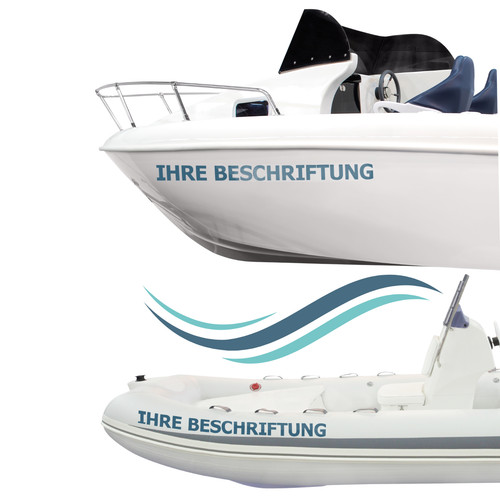 Bootsbeschriftung amtliches - 2x,