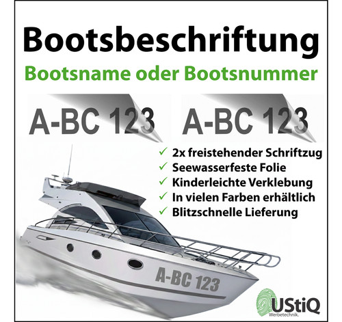 Stück bootsnummer - 2,