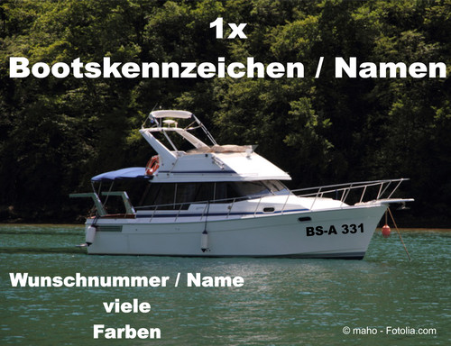 Bootskennzeichen farbwahl - bootskennzeichen,