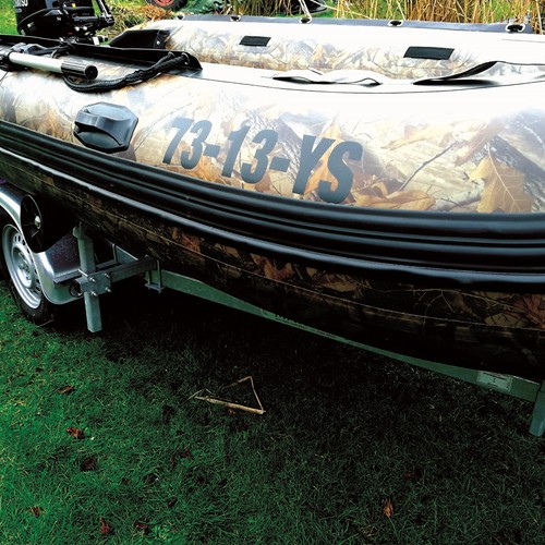 Schlauchboot kennzeichen - 2x,