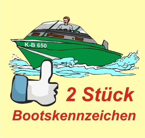 Bootskennzeichen - ,